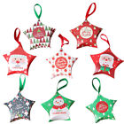  Christmas Supplies Candy Containers for Gifts Star Box Packing
