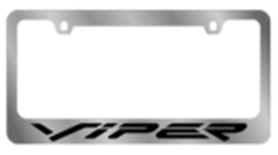 Dodge Viper License Plate Frame (Chrome) - Image 1 of 2