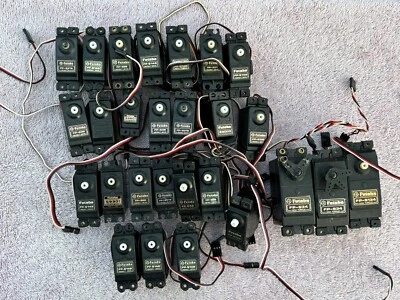 Futaba Servo Lot FP-S34, FP-S134, FP-S148, S9301, S9601, FP-S28 Lot Of 27 - Image 1 of 4
