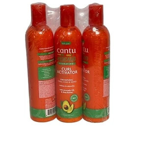 Neu Cantu Avocado feuchtigkeitsspendender Locken-Aktivator 3er-Set je 12 Unzen werkseitig versiegelt - Bild 1 von 3