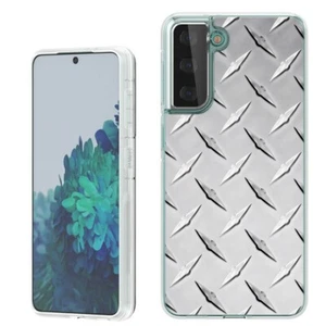 (Diamond Plate)Rugged TPU phone case cover(Clear)for Samsung Galaxy S21+ Plus 5G - Picture 1 of 8