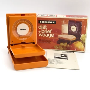 Soehnle Diät Briefwaage 8600 | Orange Klappwaage Retro Design | 250g | OVP 70er - Picture 1 of 15