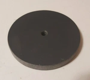 ROUND 3/8" THICK GRAY PVC DISC 3 INCH ROUND PVC DISC with 1/4" Center Hole - Picture 1 of 1