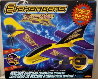 Avión de Radio Control Remoto E-CHARGERS INTRUDER De Colección * Nuevo en Caja Foto 1 de 4