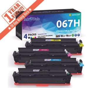 067H Toner Cartridge BCYM Compatible for Canon 067H MF656Cdw MF654Cdw 653Cdw Lot - Picture 1 of 10