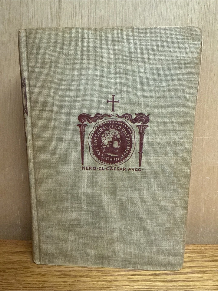 Antique Vintage QUO VADIS By HENRYK SIENKIEWICZ 1925 Hardcover Book Tan & Red - Image 1 of 4