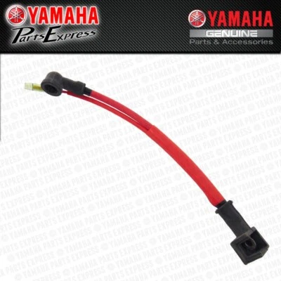 全新 1987 - 2004 年 YAMAHA WARRIOR 350 YFM 350X 原始设备制造商正装电池电缆 LEAD PLUS — 第 1/4 张图片