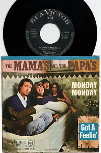 THE MAMAS & THE PAPAS - MONDAY MONDAY rare 1966 german 7" FOLK POP P/S Single! - Picture 1 of 1