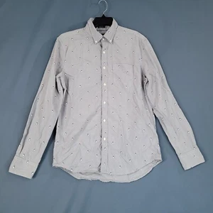 Camisa gris manga larga American Eagle Outfitters para hombre seriamente suave talla M - Imagen 1 de 9