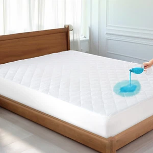 Waterproof Mattress Cover Pad Protector Breathable Mattress Topper Deep Pocket - Picture 1 of 8
