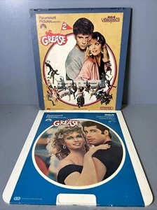 Grease & Grease 2 RCA SelectaVision CED VideoDisc bundle preowned movie retro - Bild 1 von 2