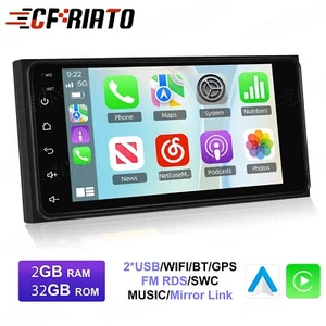 7'' Car Radio Stereo Dobble 2 DIN Apple Carplay Android auto Android 13 BT 2+32G - Picture 1 of 24