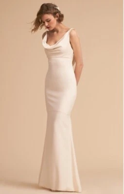 NWT BHLDN Ali Ivory Wedding Gown Size 8 - Image 1 of 3