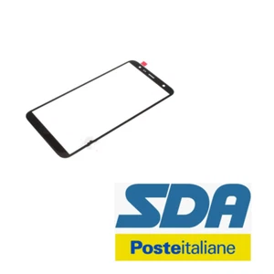 Vetro Vetrino Anteriore Per Samsung J6 +J6 Plus J610 Nero - Foto 1 di 1