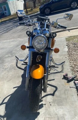 Protector de motor barra de choque 4 Kawasaki Vulcan VN900 Classic Custom 2006-25 Highway Foto 1 de 4