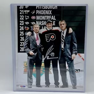 "Foto firmada por James Van Riemsdyk Philadelphia Flyers 8x10"" verificada por PSA #K05008" - Imagen 1 de 3