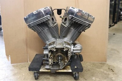 2005 Harley Dyna Superglide Custom Engine Motor Crankcase Heads Pistons Jugs  - Image 1 of 4