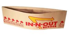 1 BRAND NEW IN-N-OUT BURGER Paper hat. 11" X 3". Famous Hollywood/L.A. ICON