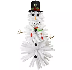 Tree Buddees Cute Snowman Christmas Tree - 5 Foot Tall - Accessories Included - Picture 1 of 7