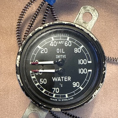 Jaguar Smiths Oil Pressure & Water Temperature Gauge GD1600/02 - Image 1 of 4