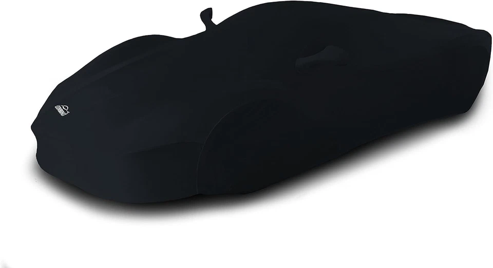 Coverking Custom Fit Car Cover for Ford Mustang Satin Stretch Black Right Rear - Image 1 of 1