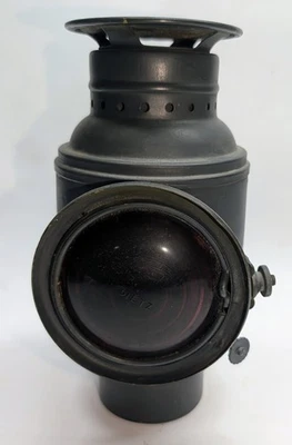 Dietz N.Y USA Convoy Tail Red Glass Lamp Lantern Truck WW1 Aiming Light - Image 1 of 4