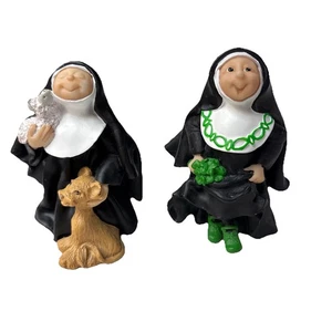 2 Sister Folk Maureen Carlson Abbey Press Sister Figurines 2005 2007 - Picture 1 of 12