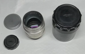 Jupiter 9 85mm f:2 Silver Lens with Lens Caps and Hard Case - Picture 1 of 9