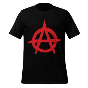 Anarchy T-Shirt Schwarz Punk Retro Anti Classic  - Bild 1 von 22