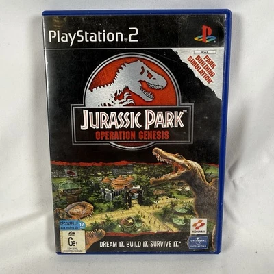 Jurassic Park: Operation Genesis Sony PlayStation 2 PS2 Game Complete Manual - image 1 of 4