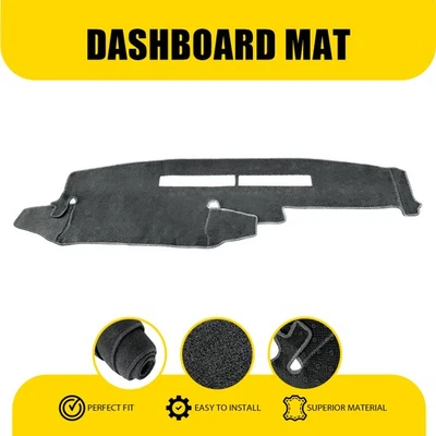 Gray Dash Cover Mat Dashboard Pad For Chevrolet K1500 K2500 K3500 1988-1994 USA - Image 1 of 4