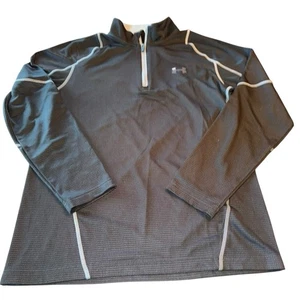 Under Armour Herren ColdGear Infrarot Langarm 1/4 Reißverschluss 1248937 schwarz Größe Large - Bild 1 von 8