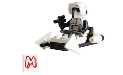 LEGO Star Wars The Mandalorian Minifigure - Imperial Scout Trooper with Blaster - Image 1 of 4
