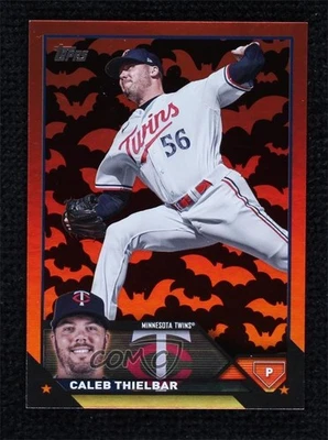 2023 Topps Update Bats Foil /5 Caleb Thielbar #US258 - Image 1 of 2