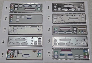 ONE 1x I/O I O Plate Shield Back Plate Backplate READ Listing INFO - Imagen 1 de 3