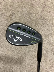 Callaway Mack Daddy 3 MD3 NEGRO 58* Lob Wedge 58-09 cuña flexible acero diestro - Imagen 1 de 9