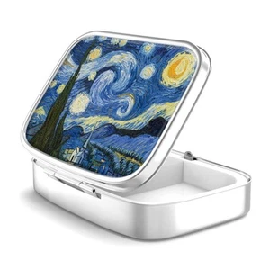 Pill Box 2 Compartment Medicine Pill Case,Portable Pill Box for Pocket or Pur... - Picture 1 of 6