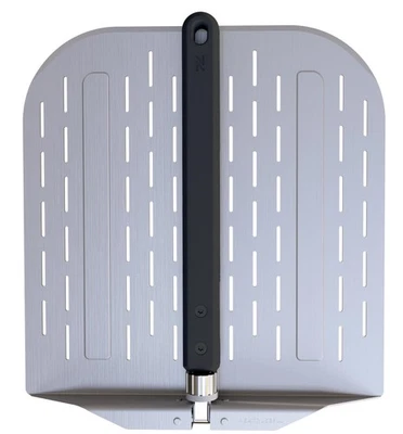 Cáscara de pizza 12 pulgadas de largo mango plegable espátula de aluminio herramienta de horno Foto 1 de 4