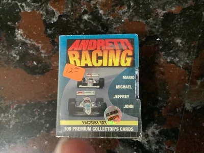 Vintage Andretti Racing 1992 Premium Collectors Card Set 100 Factory Sealed - Image 1 of 2