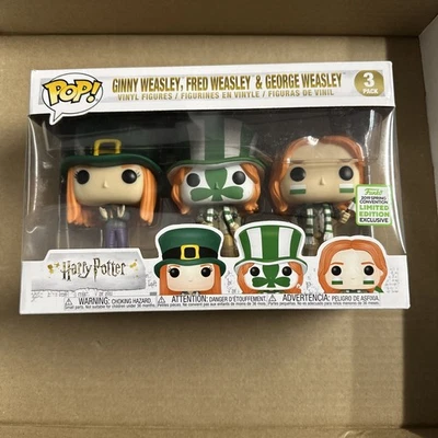Harry Potter Ginny Fred George Weasly Funko Pop Paquete de 3 Nuevo Foto 1 de 4