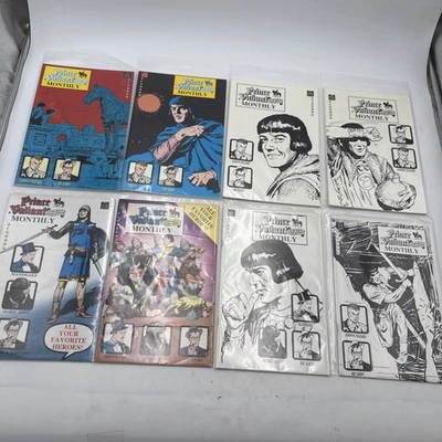 Lote Mensual de Cómics Prince Valiant #1-8 Pioneer Comics Hal Foster COMO NUEVO ESTADO. En muy buen estado+ Foto 1 de 4