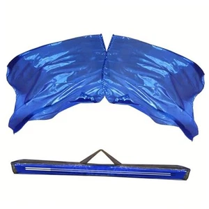 54"X45" Dance Church Flags with Carrying Bag, Praise Flags for Worship, Blue - Picture 1 of 7