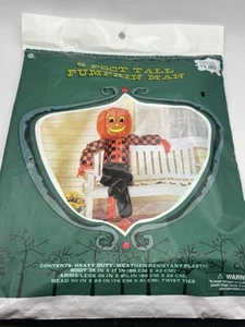 Linterna de plástico Jack O de calabaza de 6 pies de altura decoración de Halloween  - Imagen 1 de 2