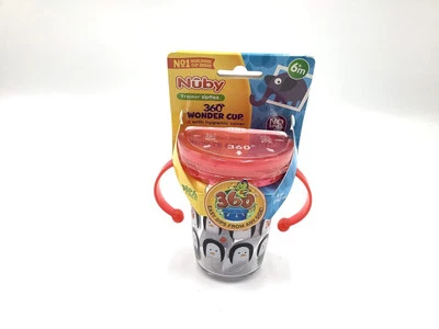 Taza para beber bebé Nuby Trainer Sipeez 360 Wonder Cup fácil sorbos desde cualquier lado Foto 1 de 3