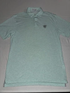 Peter Millar Crown Sport grün gestreiftes Stretch-Polo Medium "San Diego CC" - Bild 1 von 5