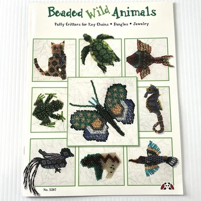 Cuentas Animales Salvajes Patrón Instrucciones Folleto Llavero Cuelga Joyería 2006 Foto 1 de 4