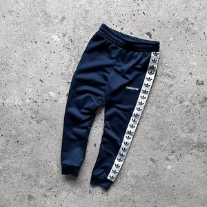 Adidas Originals Kids Boys Blue Sport Track Pants Stripes Logo Size - 7/8 yrs - Picture 1 of 5