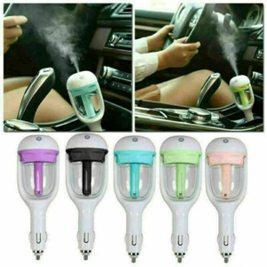 Mini Car Air Humidifier Essential Oil Diffuser Ultrasonic Aroma Mist Purifier - Picture 1 of 13