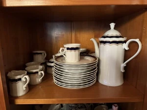 Kaffeeservice Eschenbach Echt Kobalt 7 , Bavaria Germany Für 12 Personen - Bild 1 von 4