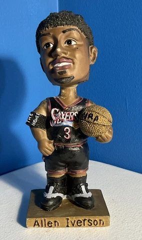 2002 Allen Iverson NBA Bobble Head Philadelphia 76ers, Reebok, McDonalds, No Box Cover